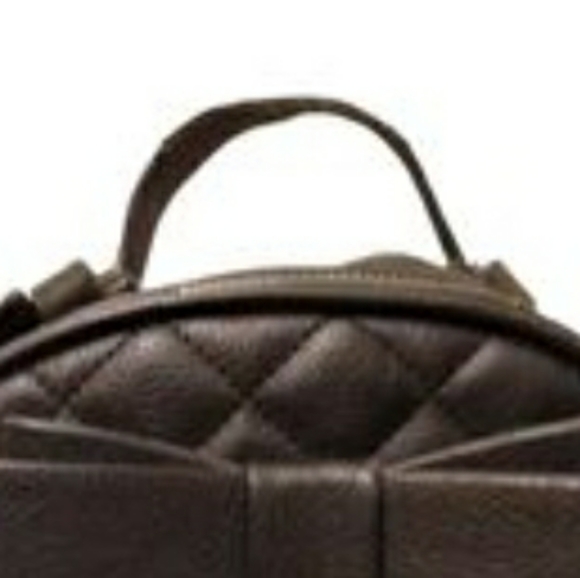 BETSEY JOHNSON Black Vegan Faux Leather Backpack Purse with Oversized Bow - Picture 5 of 8